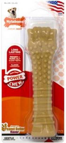 Nylabone Dura Chew Pindakaas Voor Harde Bijters Hypoallergeen VANAF 23 KG