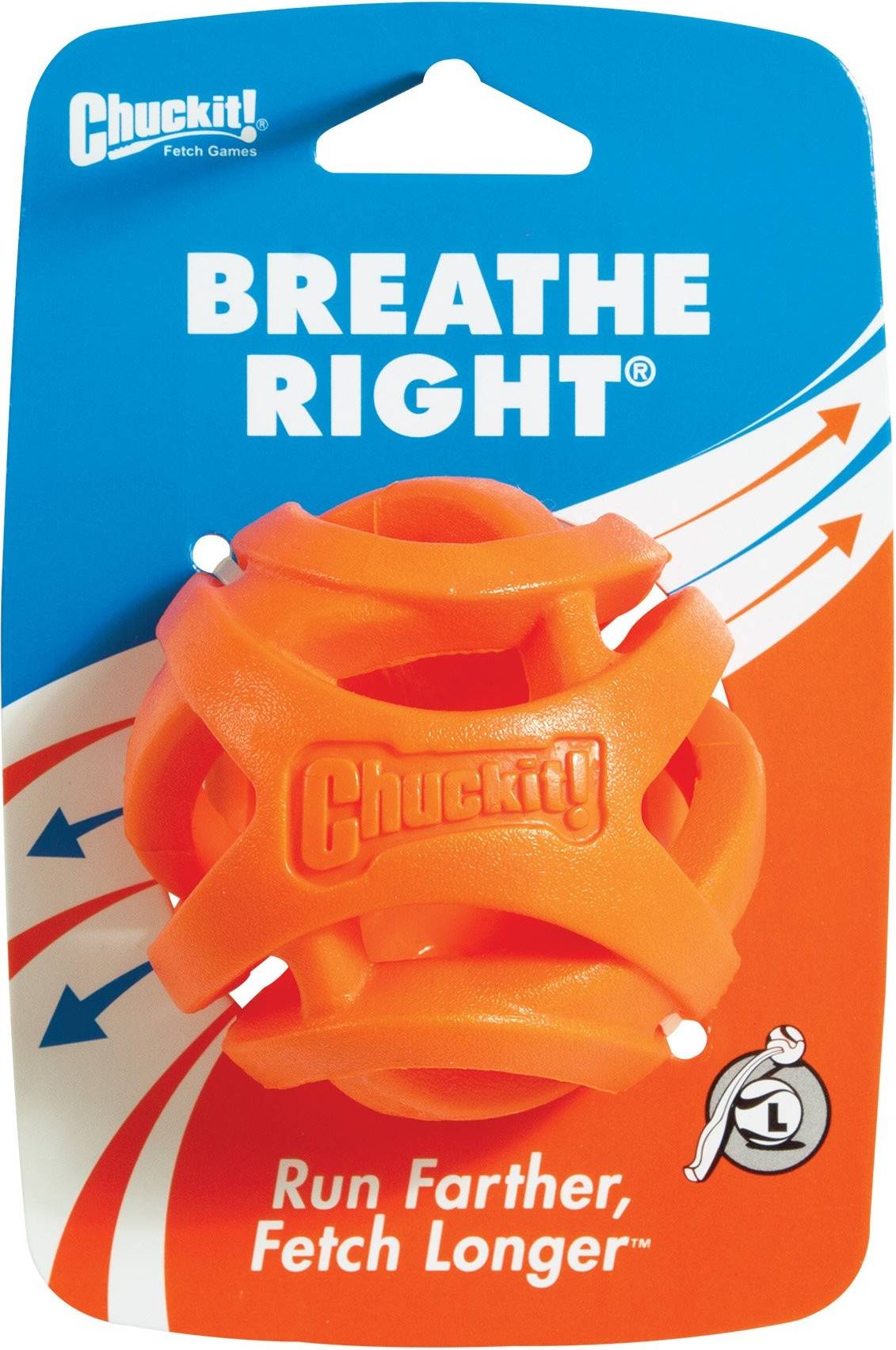 Chuckit Breathe Right Fetch Bal Oranje 7 CM