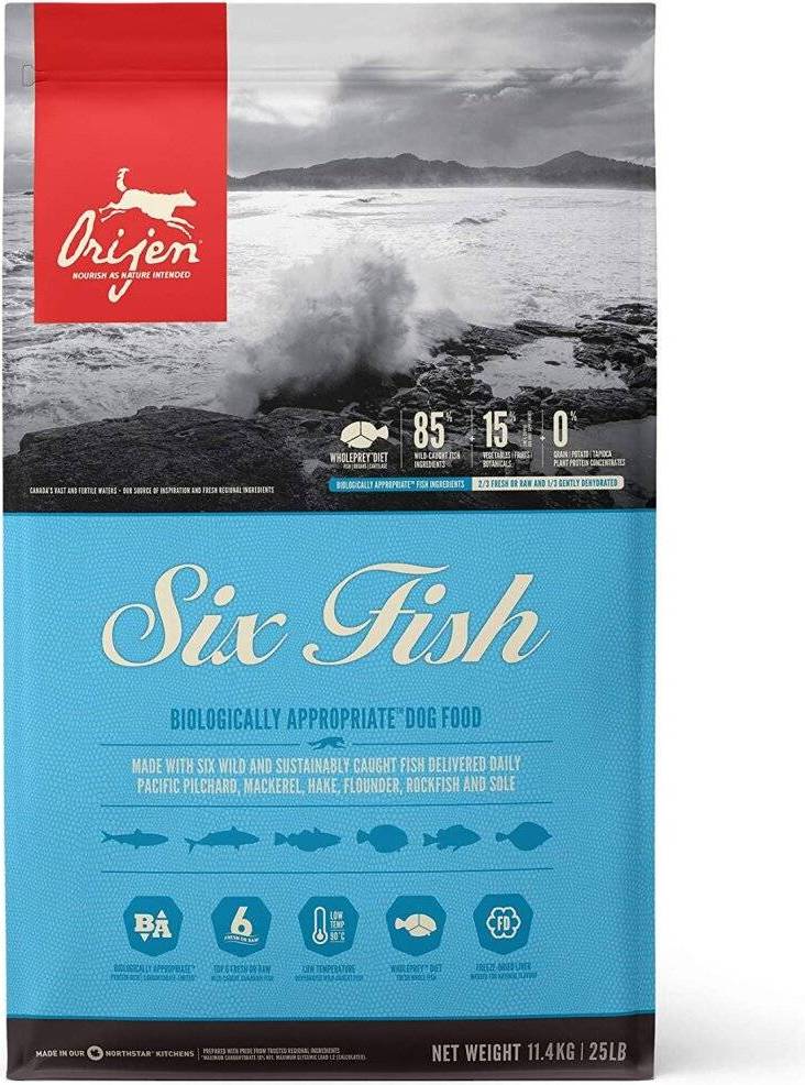 Orijen Whole Prey 6 Fish Dog 11.4 KG