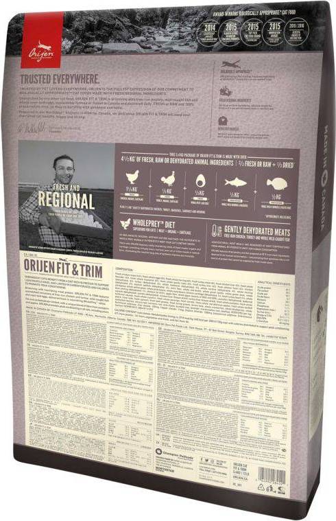 Orijen Whole Prey Fit & Trim Cat 5.4 KG
