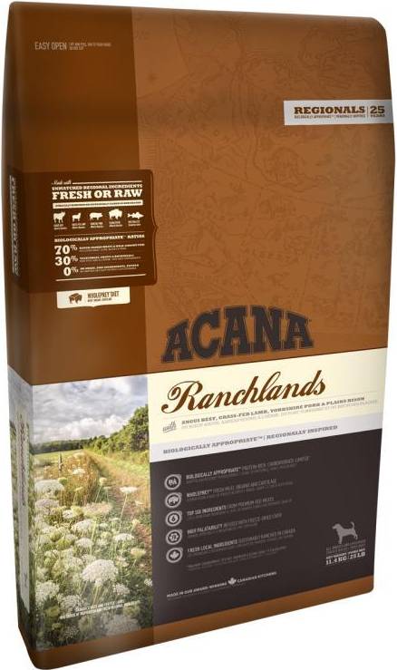Acana Highest Protein Ranchlands Dog 11.4 KG