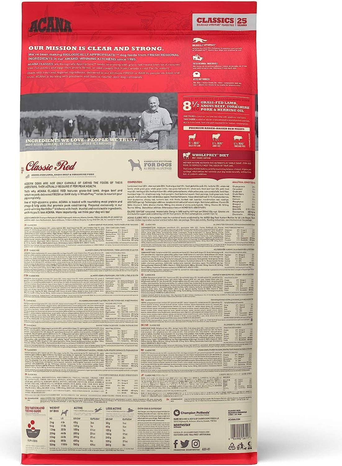 Acana Classics Classic Red 14.5 KG