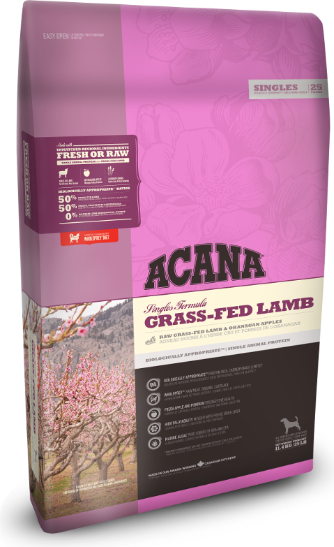 Acana Singles Grass-Fed Lamb Dog 17 KG
