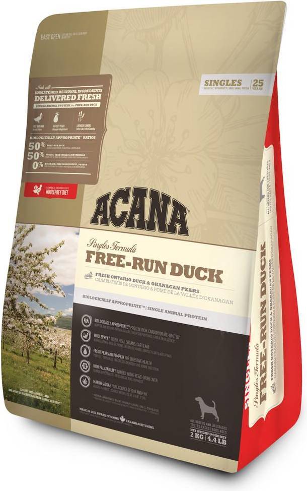 Acana Singles Free-Run Duck 2 KG