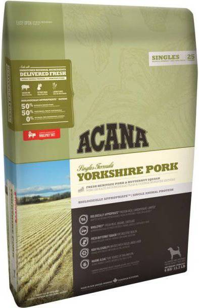 Acana Singles Yorkshire Pork 6 KG