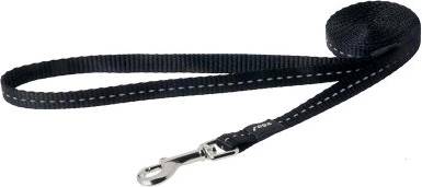 Rogz for Dogs Snake Lijn Long Zwart L 16 MMX1.8 MTR
