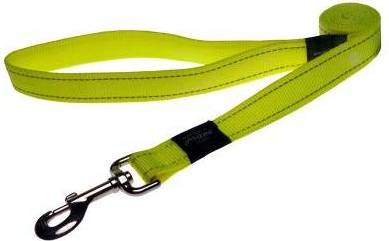 Rogz for Dogs Fanbelt Long Lijn Zwart 20 MMX1.8 MTR