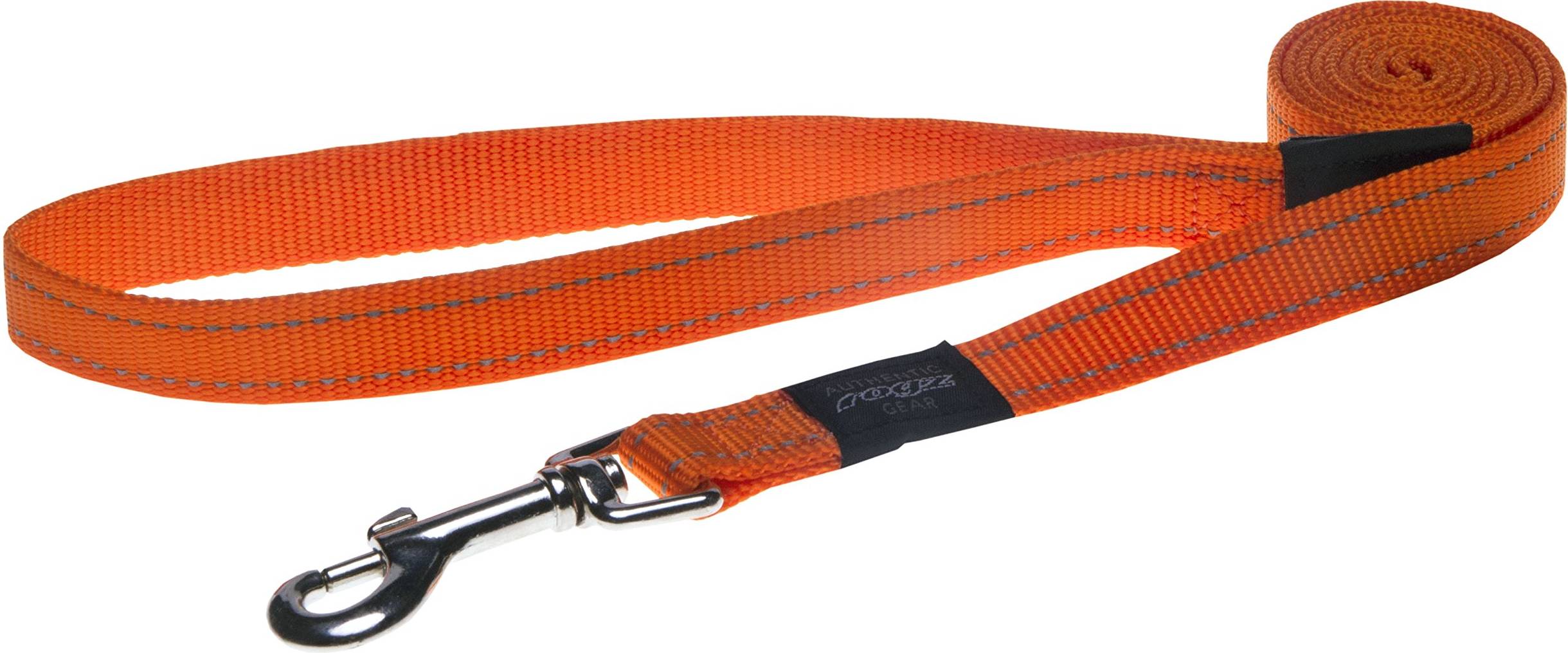 Rogz for Dogs Fanbelt Long Lijn Oranje 20 MMX1.8 MTR