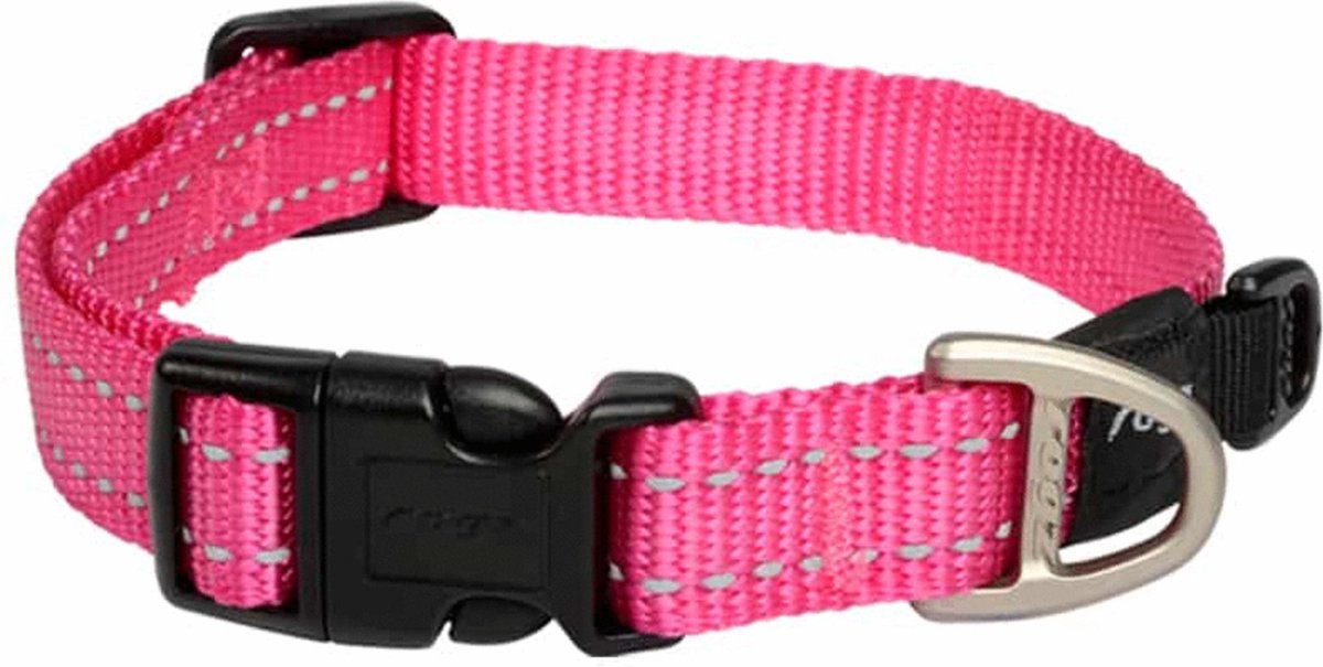 Rogz for Dogs Snake Halsband Roze 16 MMX26-40 CM