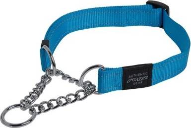 Rogz for Dogs Lumberjack Halfslip Halsband Turquoise 25 MMX43-73 CM