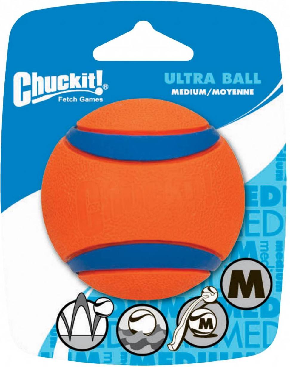 Chuckit Ultra Bal MEDIUM 6.4 CM
