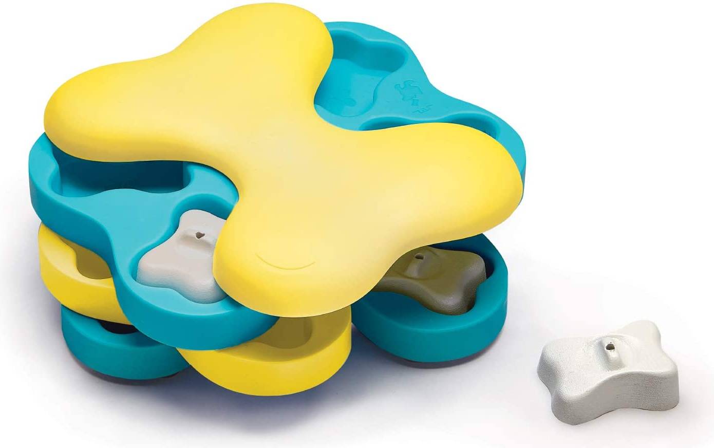 Nina Ottosson Dog Tornado Turquoise / Geel 23.5X18X7 CM