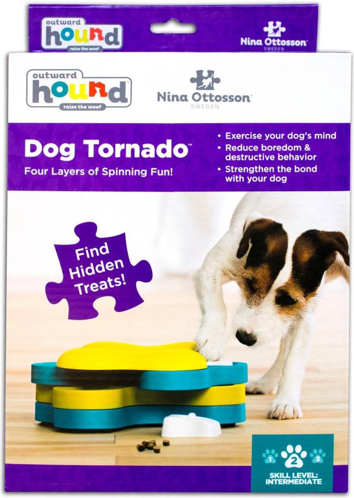 Nina Ottosson Dog Tornado Turquoise / Geel 23.5X18X7 CM