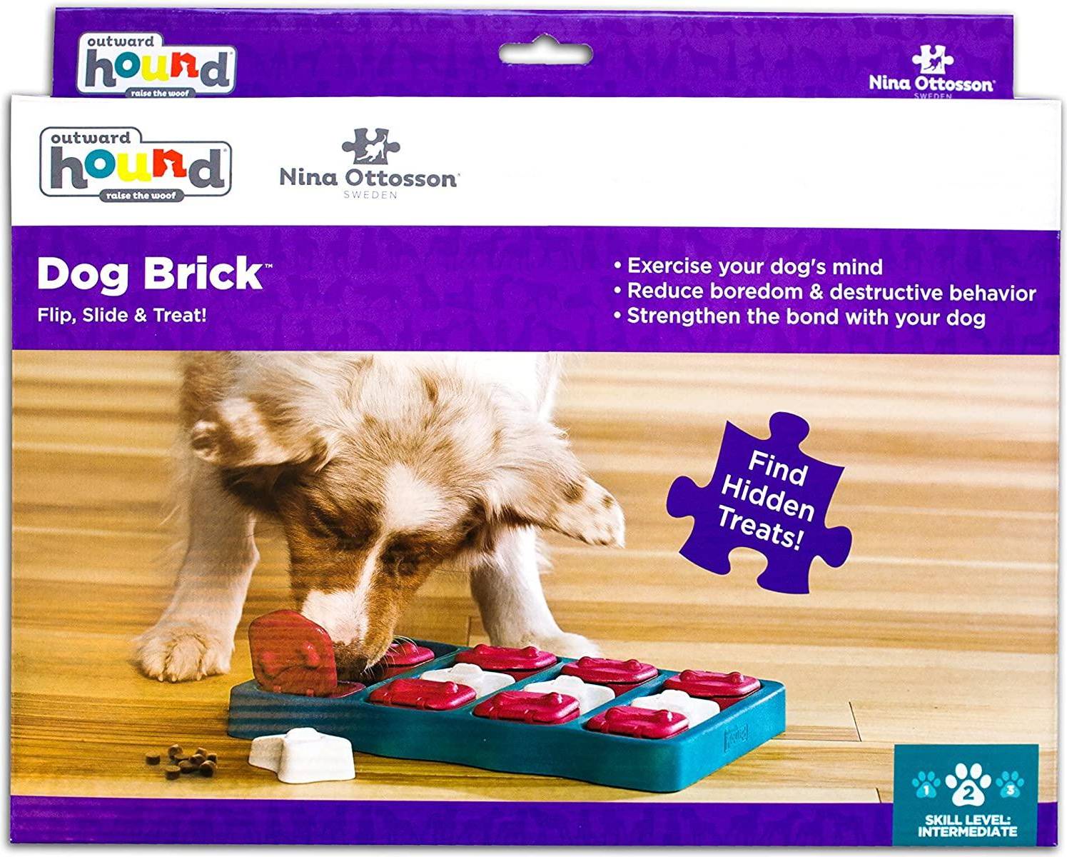 Nina Ottosson Dog Brick Turquoise / Rood 31.5X21X4 CM