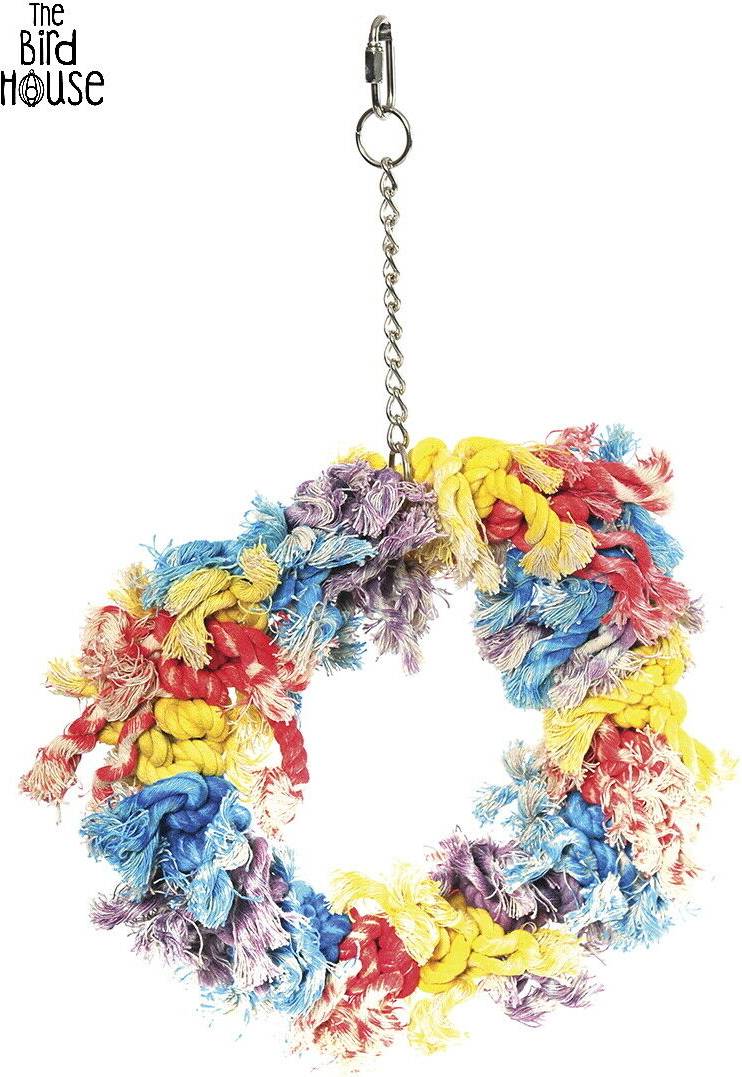 Happy Pet Papegaai Flossin Ring 28X23X8 CM