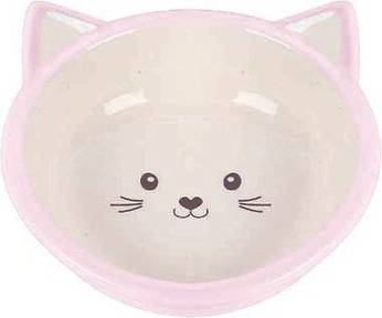 Happy Pet Voerbak Kitten Roze / Creme 200 ML
