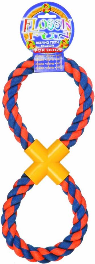 Happy Pet Flossin Fun 8 Vormig L LARGE 37X15X2.5 CM