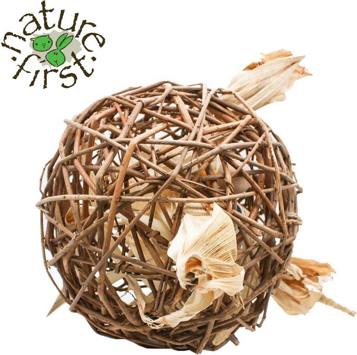 Happy Pet Speelbal Wilg Nature First 17X17X17 CM