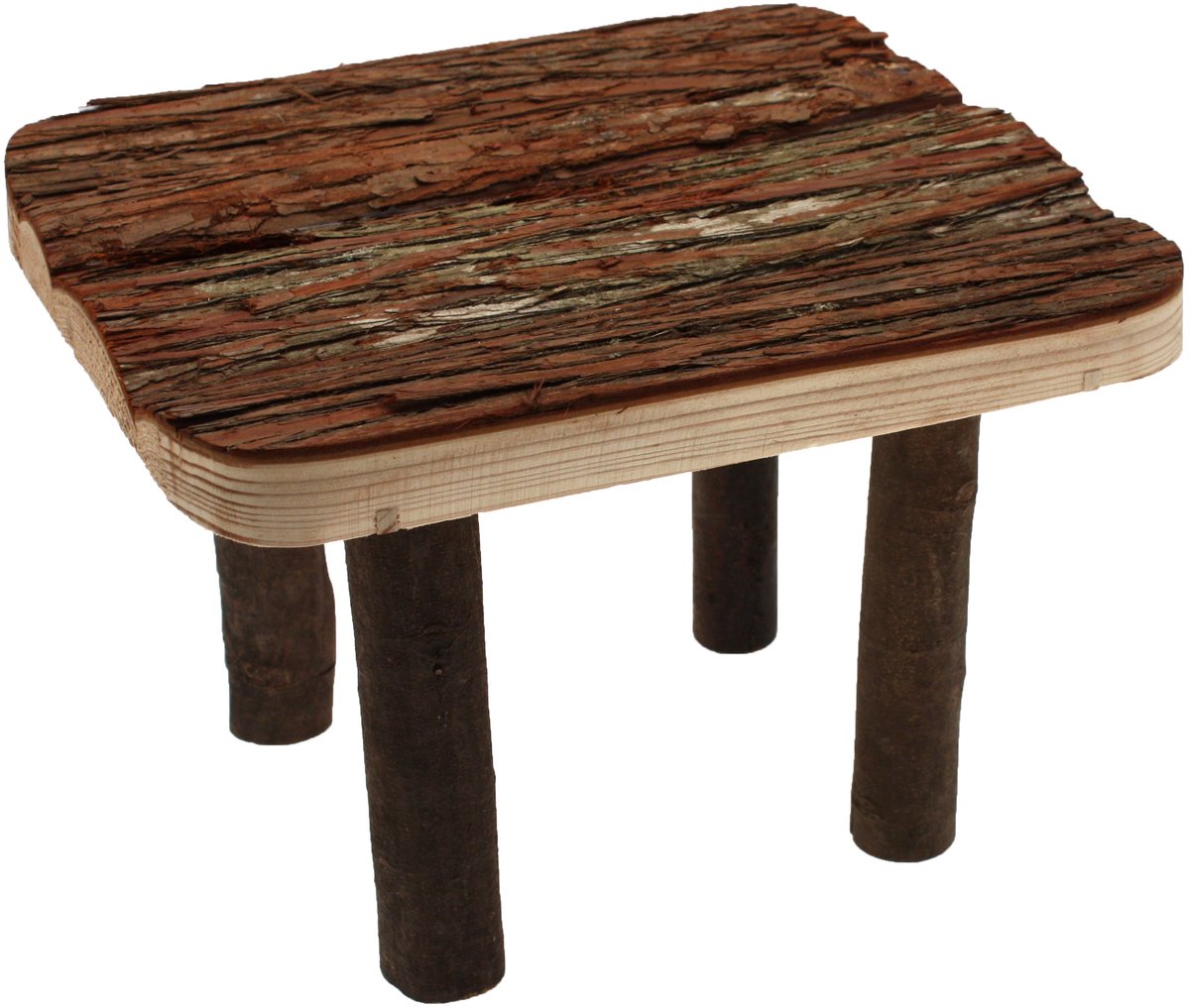 Happy Pet Raw Wooden Platform 25X30X18 CM