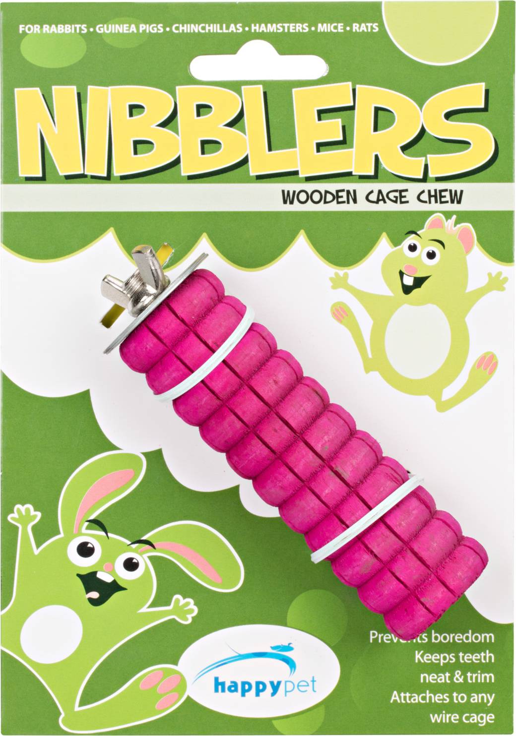 Happy Pet Knaaghout Nibbler Assorti 10 CM