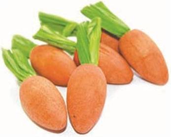 Happy Pet Carrot Nibblers Knaaghout 8X3X3 CM 6 ST
