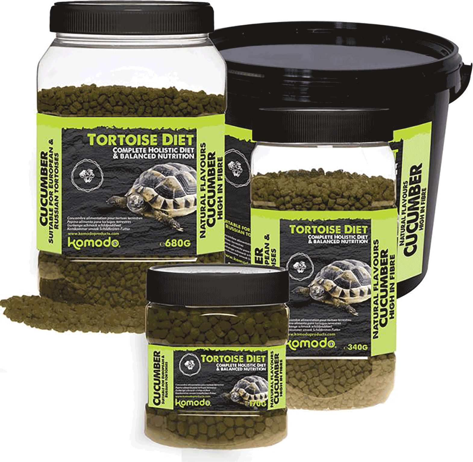 Komodo Voer Schildpad Komkommer 2 KG