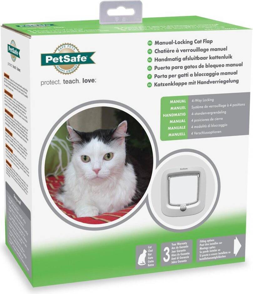 Petsafe Kattenluik Tot 7 Kg Handmatig Wit 300