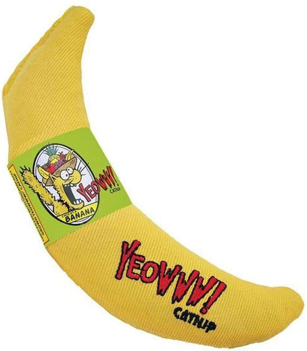 Yeowww Banaan Met Catnip 18 CM