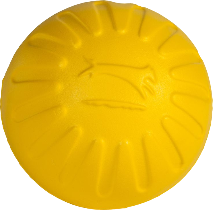 Starmark Fantastic Durafoam Bal Geel MEDIUM 7 CM