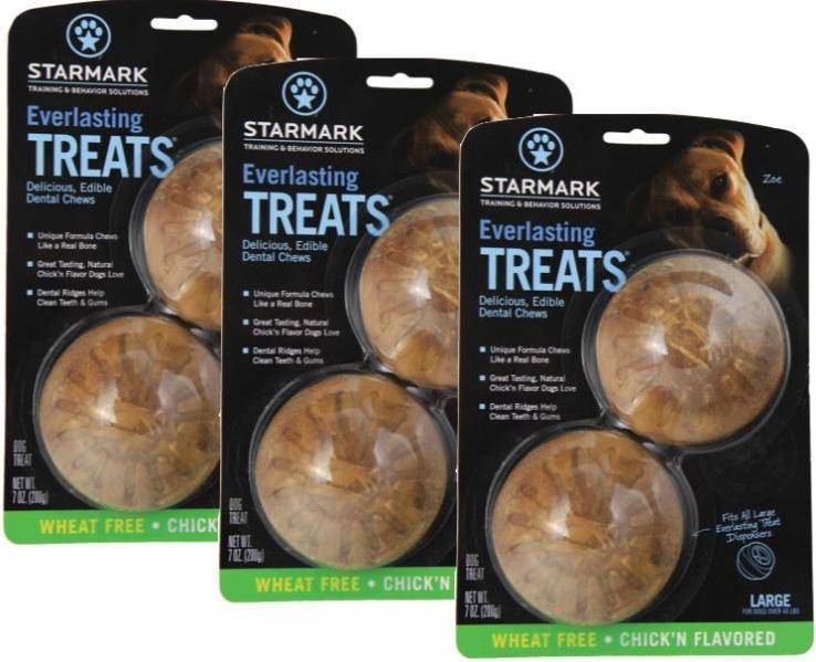 Starmark Everlasting Treats Veggie Kip LARGE 7.5X7.5X3.5 CM