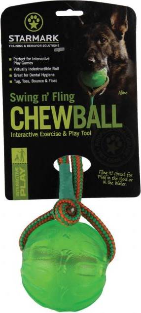 Starmark Swing 'N Fling Chew Bal Aan Koord 9 CM