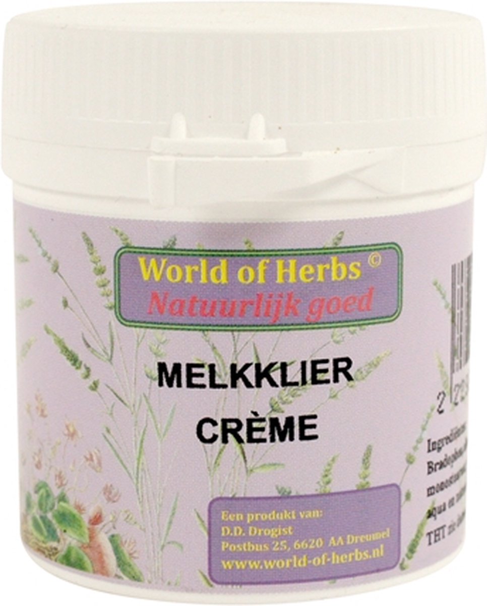 World of Herbs Fytotherapie Melkklier Creme 50 GR