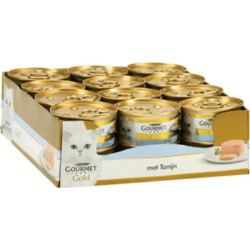 Gourmet Gold Fijne Mousse Tonijn 24X85 GR