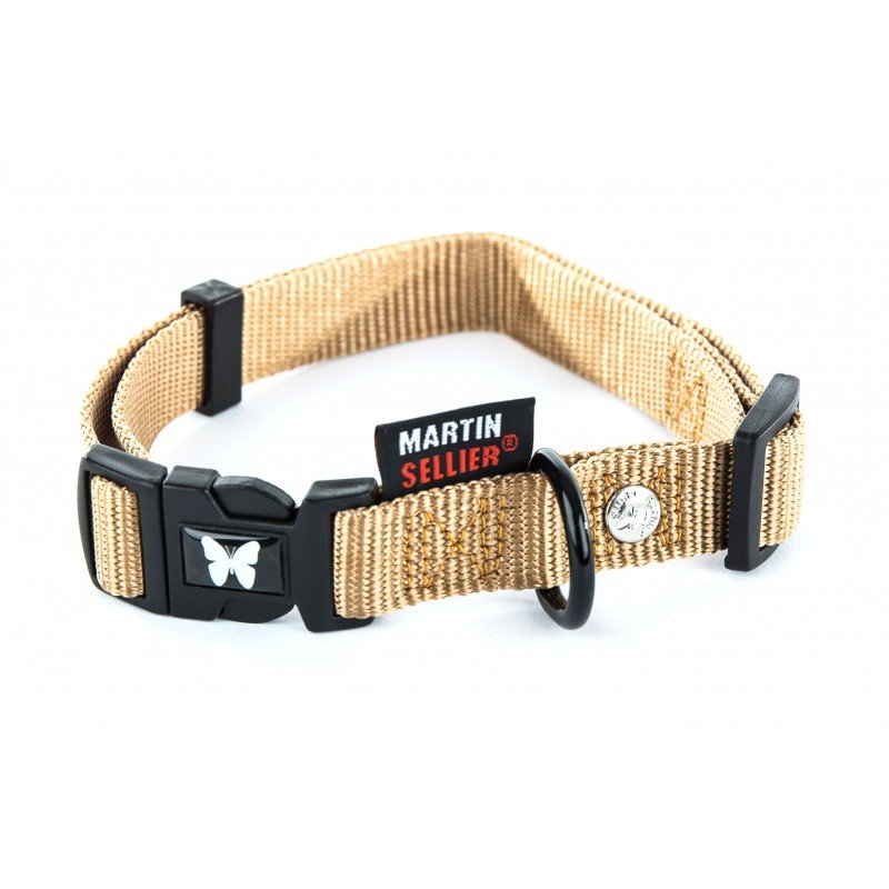 Martin Halsband Verstelbaar Nylon Beige 20-30X1 CM