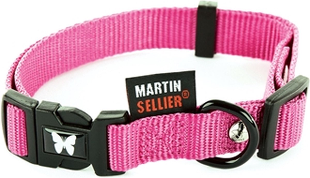 Martin Halsband Verstelbaar Nylon Roze 20-30X1 CM