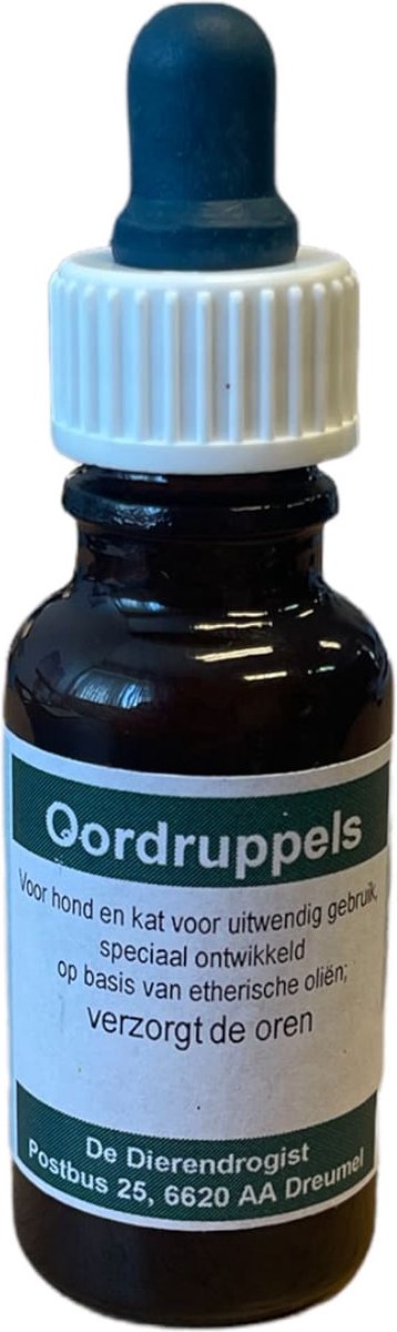 Dierendrogist Oordruppels Hond / Kat 20 ML