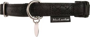 Macleather Halsband Zwart 20-40X1.5 CM