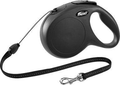 Flexi Rollijn Classic Cord Zwart M 8 MTR