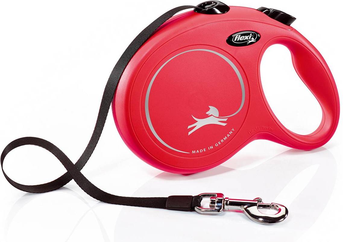 Flexi Rollijn Classic Tape Zwart L 8 MTR