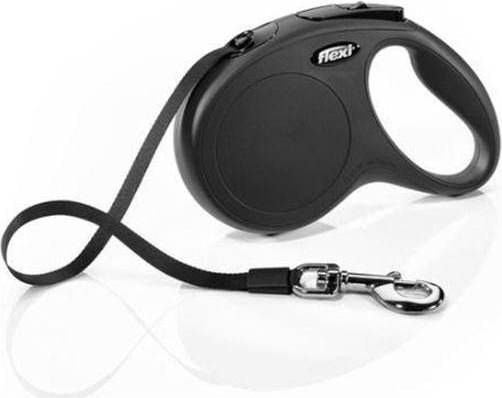 Flexi Rollijn Classic Tape Zwart L 5 MTR