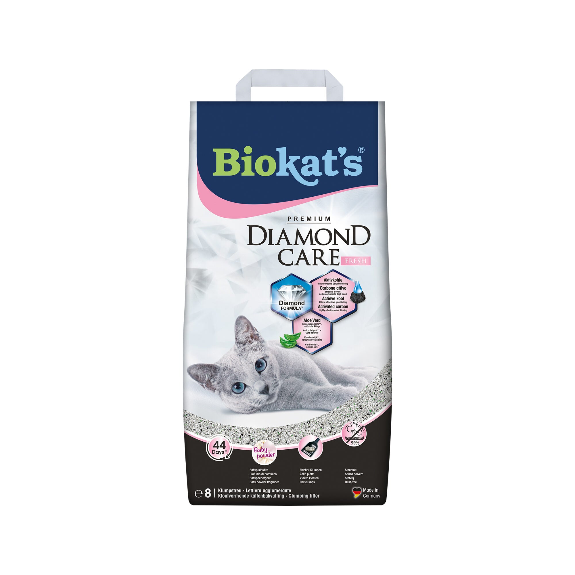 Biokat's Kattenbakvulling Diamond Care Fresh 8 LTR