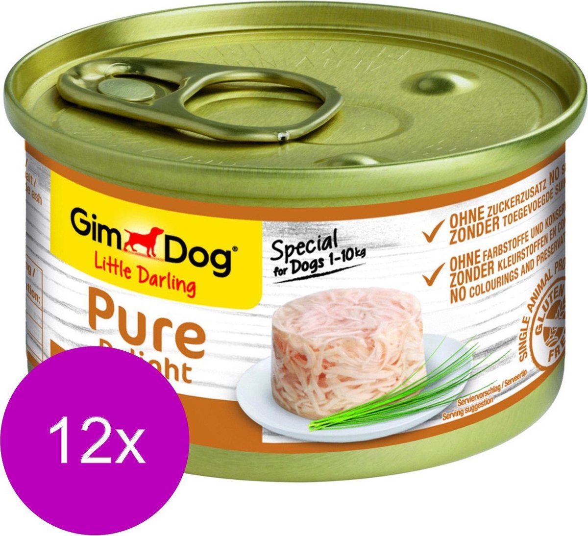 Gimdog Little Darling Pure Delight Kip 12X85 GR