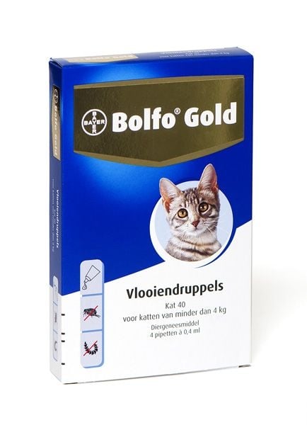 Bolfo Gold Kat Vlooiendruppels 40 4 PIPET