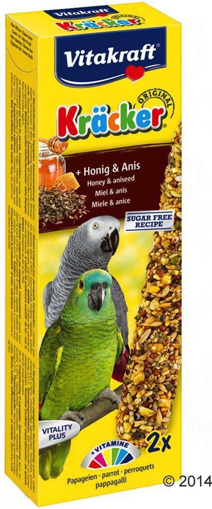 Vitakraft Papegaai Kracker Honing 2 IN 1