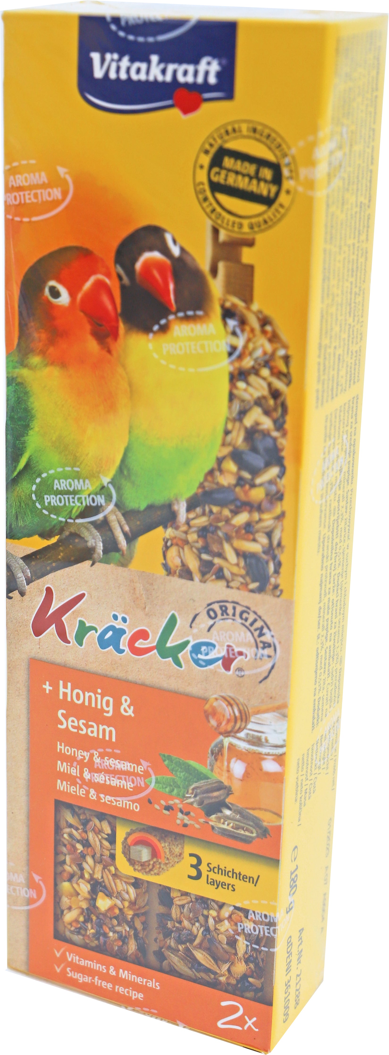 Vitakraft Agaporniskracker Honing 2 IN 1