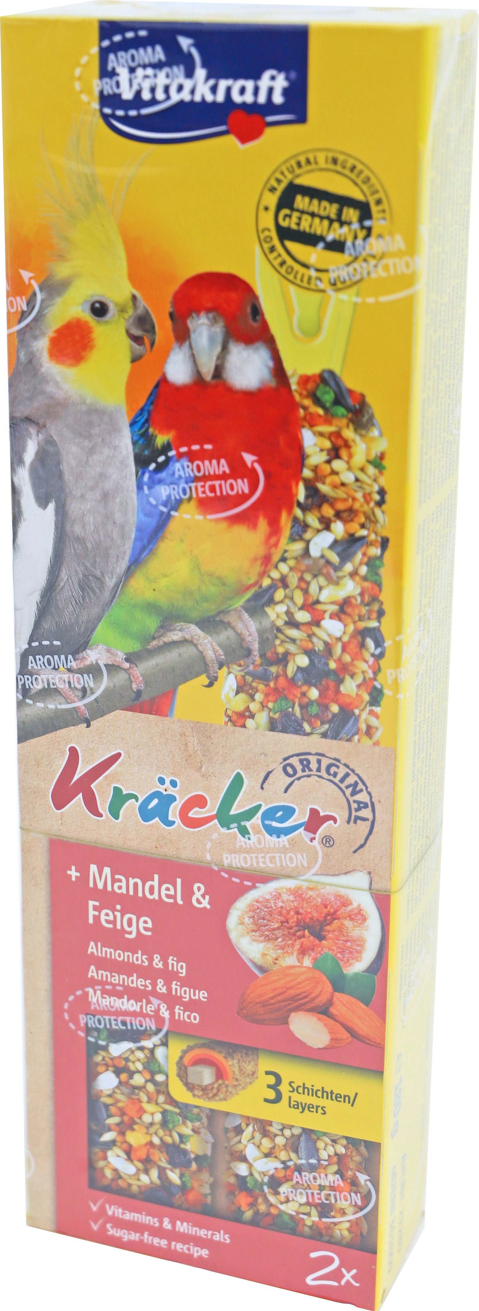 Vitakraft Valkparkiet Kracker Fruit 2 IN 1