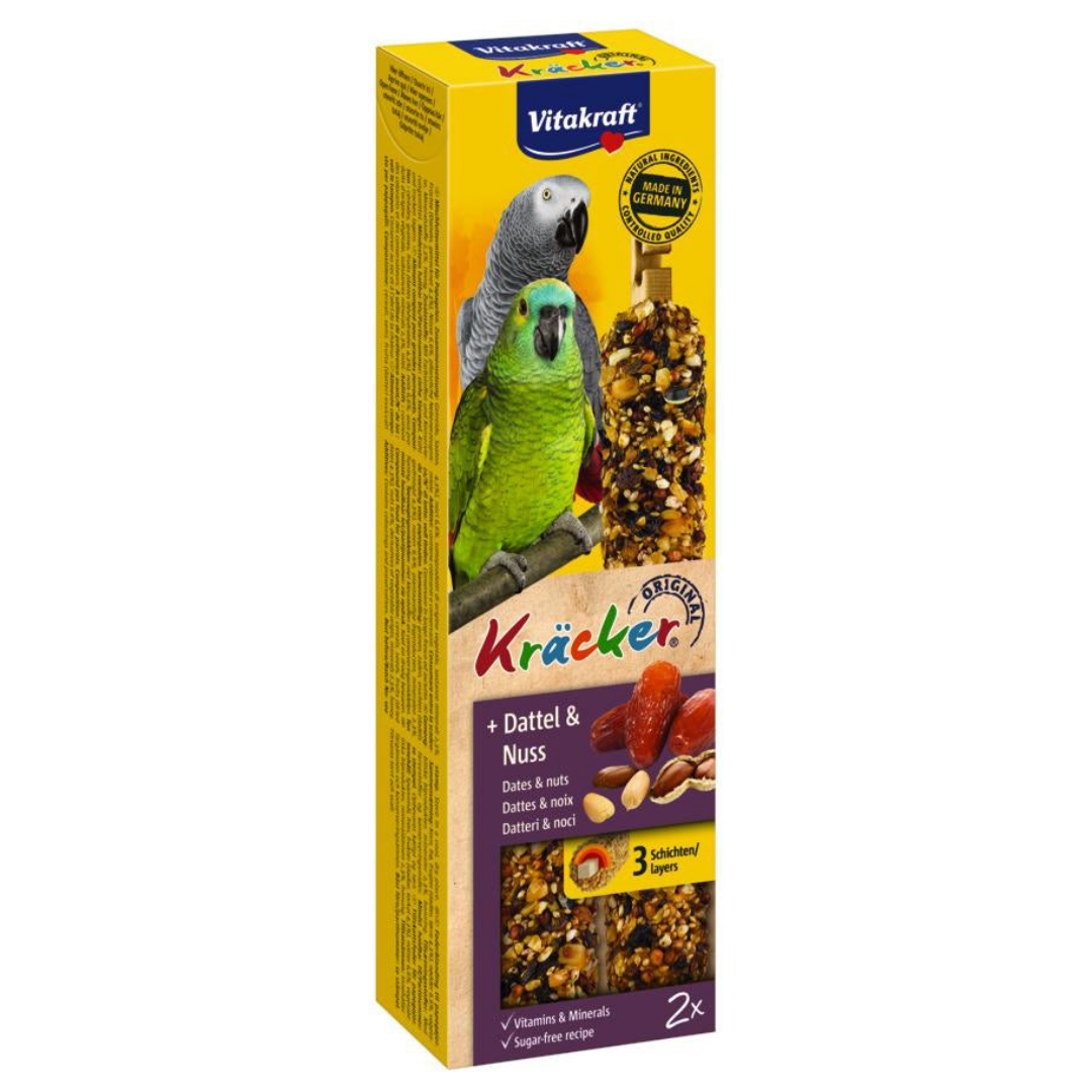 Vitakraft Papegaai Kracker Fruit/noot 2 IN 1