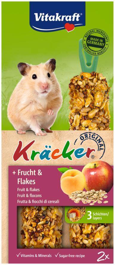 Vitakraft Hamster Kracker Fruit 2 IN 1