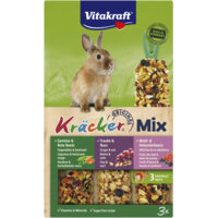 Vitakraft Dwergkonijn Krackers Noot/bosvruchten/groenten 3 IN 1