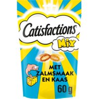 Catisfactions Mix Zalm/kaas 60 GR